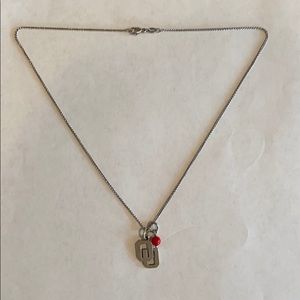 James Avery OU Pendent Necklace